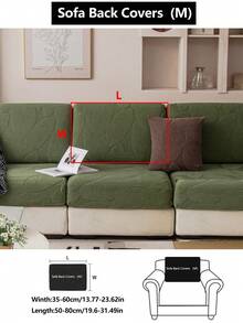 1件装弹力沙发套，防滑防溅全覆盖加厚面料沙发垫套，可机洗，防尘，宠物友好，适用于卧室、办公室、客厅、L型沙发及1/2/3/4座毛绒家具，保暖厚实