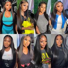 15A Brazilian Straight Bundles Human Hair (20 22 24 Inch)  Unprocessed Straight Human Hair Quick Weave Hair 3 Bundles Thick Remy Virgin Hair Extensions Natural Color - Natural Black - View 8
