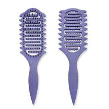 1 pieza Peine, hecho de tallos de nailon y trigo sarraceno, es un regalo perfecto para el Día de San Valentín. Presenta una función de masaje y se puede usar tanto en cabello seco como húmedo para desenredar y alisar el cabello sin nudos. Compacto y conveniente, fácil de transportar, Set de peines - Multicolor - Ver 43