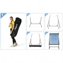 Ksports Racket Sports Indoor Outdoor Tennis Rebounder Net W Carry Bag Open Box - 如圖 - 查看 6