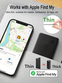 Smart Anti Loss Locator Work With Find My ITag Valuable Items, No Monthly Fee (IOS Only) Keys Finder Anti Loss Device For Finding Lost Items, GPS Tracker For Vehicles Key Wallet Rracking And Positioning