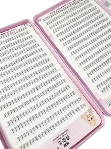 High-Capacity 10Rows/16Rows/32Rows 0.07mm Bottom Lash Clusters Natural Bottom Lashes Clear Band, DIY Lash Extensions Lower Lashes, Soft & Comfortable Thin Band Bottom Eyelashes Wispy Daily Style 5mm+6mm+7mm 240pcs/384pcs/768pcs