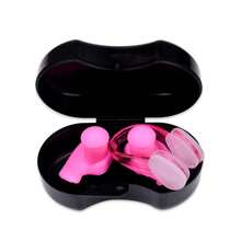 Bộ 3 kẹp mũi silicon chính xác, thích hợp cho bơi lội và lặn - Chống ngạt thở, vừa vặn, màu đen - 1 hộp, luyện tập thể thao, không rơi ra, nghẹt mũi, bộ nút tai và kẹp mũi silicon khi bơi, hộp nút tai xoắn ốc chống thấm nước, đồ dùng cần thiết cho bãi biển, phụ kiện bãi biển, phao bơi - Nhiều màu - Xem 5