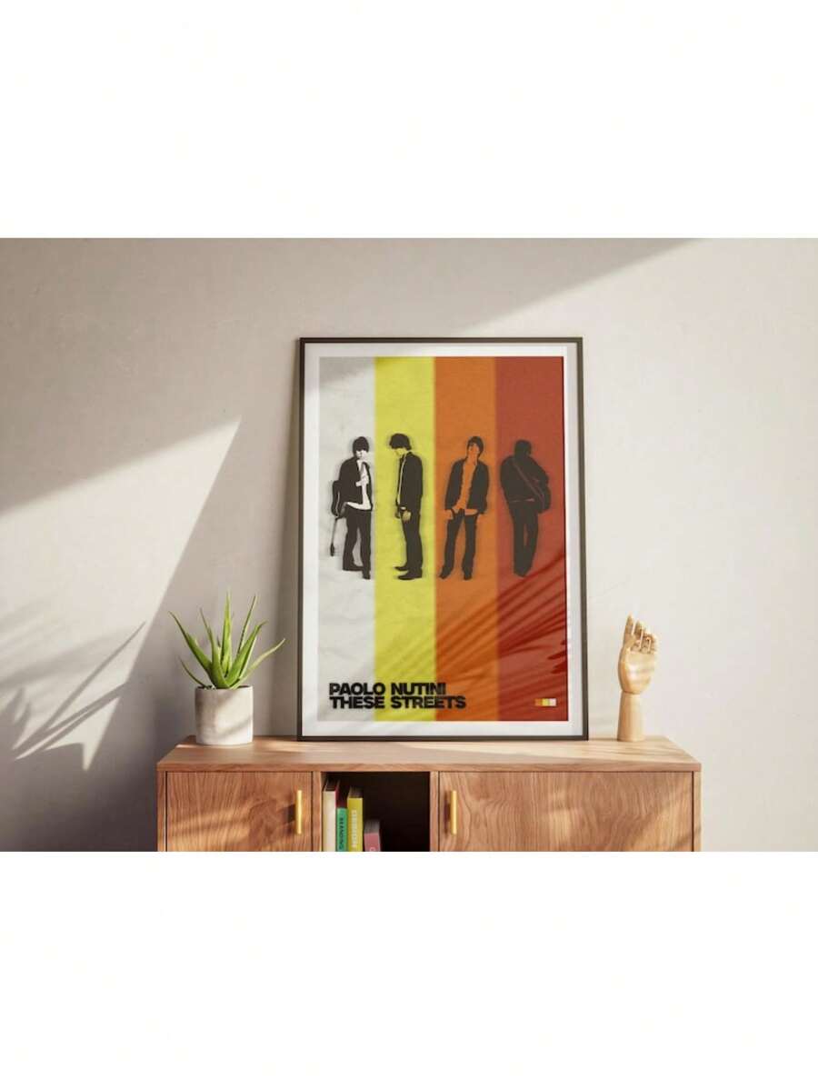 Paolo Nutini Poster | These Streets Poster | New Shoe's Poster | Last Request Poster | Retro Album Cover Art | Indie Music Decor Canvas Painting Posters And Prints Wall Art Pictures For Living Room Decoration Optional Frame ,Wall Art With Frame
