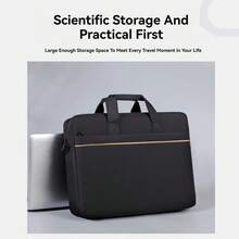 15 Inch Laptop Bags Shoulder Bag Carrying Soft Notebook Computer Case Oxford UK - Black - View 4