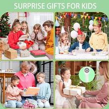 儿童袖珍显微镜玩具，4 倍变焦手持放大镜，带微距定焦和 3 级 LED 照明，用于照片/视频录制的数码显微镜，互动自然探索套件，适合 3-12 岁男孩和女孩 - 彩色 - 查看 7