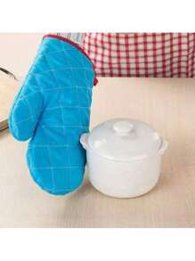 1 pezzo/set, guanti isolanti dal calore, guanti in poliestere isolanti e a prova di scottatura per microonde, adatti per utensili da cucina domestici, protezioni per steamer e cottura.