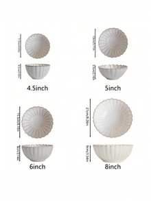 1 件陶瓷贝壳形复古碗，适合日常家居使用、餐具、聚会/派对、早餐、水果、乔迁礼物、学校用品