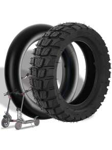 GLDYTIMES 10 Inch 10x2.75-6.5 Off-Road Rubber Tire , Titan PRO Electric Scooter Explosion Proof Super Grip