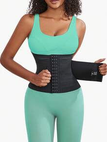Women Body Shaper Shapewear Girdle Waist Trainer Tummy Control - Black - View 2