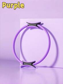 1 pièce Anneau de Pilates, Anneau de cercle magique de Pilates, Ensemble de bandes de résistance, Équipement de Pilates à domicile pour femmes (Les rayures et les fissures causées par la livraison express sont des phénomènes normaux et n'affectent pas l'utilisation.)