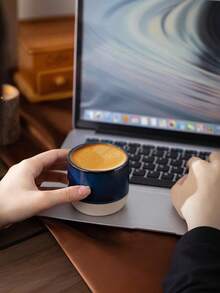 1pc粗陶意式浓缩咖啡杯复古陶瓷功夫茶杯老板茶杯办公室家用水杯返校 - 彩色 - 查看 9