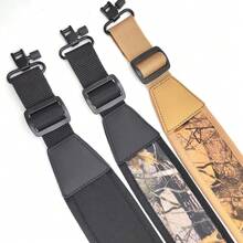 1 PIEZA Correa de dos puntos ajustable, impermeable y acolchada con camuflaje para equipamiento táctico y hombros, para caza y tiro