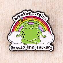 Broche de esmalte divertido, alfileres de solapa, insignias para mochilas, joyería de moda, accesorios para mujeres