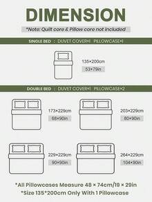 2/3 Pcs Solid Color Duvet Cover Set, Bedding, Soft And Comfortable Bedding, Skin- Bed Cover Set, Mattress Protector For Bedroom, Deep Pocket, Halloween Gift, Dustproof, For All Season, Dorm Room Essentials College, Fits Twin Full King Queen Size Bed, 1pc Duvet Cover And 1/2pcs Pillowcase, Machine Washable - 波希米亞 - 查看 4