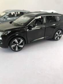 1pc Simulation Zinc Alloy Die-Cast Offroad SUV Car Model, 5.78inch Length X 2.55inch Width X 1.96inch Height, Realistic Exterior Alloy Toy Car With Openable Doors & Hood, Movable Tires, Detailed Interior, Lights & Sound Effects, Suitable As Collection/Gift For Boys/Kids