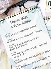 1pc ADHD To Do List Notepad, Simple A5 Undated To Do List Daily Planner Notepad With Multiple Functions For Task & Goals Management, 52 Sheets, Office & School Supplies, Fathers Day Gifts,School Supplies,Back To School