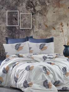 Conjunto de cama de 3 peças com design turco, macio e aconchegante, capa de edredom e 2 fronhas, 135 x 200 cm, 200 x 220 cm, 220 x 240 cm