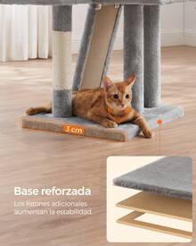Cat Trees & Condos - 淺灰色 - 查看 3