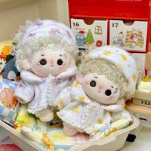 1 pièce Ornement de vêtements assis, série de vêtements de nuit, poupée de fête assise, version émail 1 et 2 portables (vêtements uniquement) (motif du produit aléatoire)