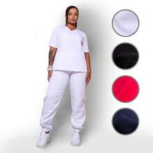 Plus Size Co-Ords - Màu Đỏ Sâu - Xem 3