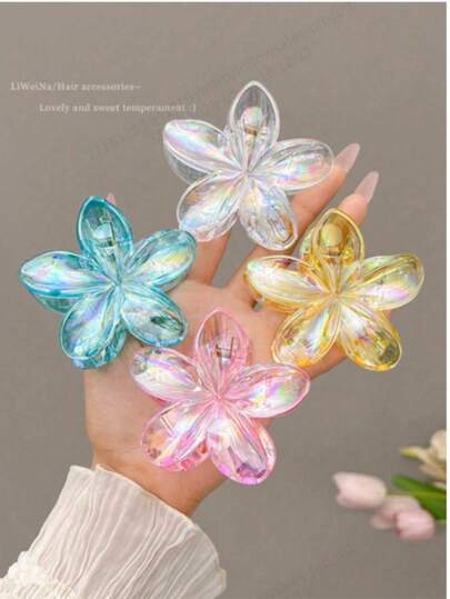 4pcs/1pc Women Mermaid Laser Hair Clip, Lightweight Plastic Hair Accessories, Fashion Versatile Elegant Hair Ornaments, Suitable For Daily Wear, Bathing, Makeup, Matching Clothes And Casual Hairstyle, Medium Hair Clip, Hair Accessories Hair Tools, Curly Hair Accessories Hair, Hair Accessory, Hair Accessories, Hair Accessories Fall,Travel, Hair Tools,Accessories Women, Hair Stuff,Fall,Hair Accessories Women,Hair Accessory Women,Hair Tools,Hair Stuff,Stuff,Beauty Accessories,Gifts,Travel,Gifts For Women,Hair Stuff,Stocking Stuffers,Stocking Stuffers,Stocking Fillers,Stocking Stuffers For Women,Stocking Fillers Women, Gifts,Gifts, Stocking Fillers,Gifts For Women,Gift, Gift,Stocking Stuffers For Adults,Stocking Fillers For Adult,Hair Stuff,Women's Accessories,Stocking Stuffer,Coming-Of-Age Hair Accessory, Hair Accessories,Gift Ideas For Women,Beauty Stocking Fillers, Gifts For Women Flower Hair Clip
