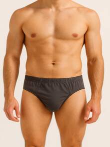 Kit 5 Adult Men's Cotton Briefs - Slip Model Various Colors - Nhiều màu - Xem 2