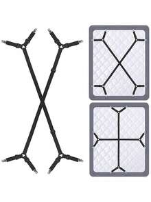 Adjustable Bed Sheet Fastener, Bedsheet Clips, Tent Metal Fixator, Anti-Slip Fixing Clip, Tablecloth Fixer, Sofa Seat Curtain Fixing Clamp