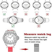 BEIMUSON 14mm/16mm/18mm/20mm/22mm Universal Strap Quick Release Strap Stainless Steel Strap Metal Chain Strap