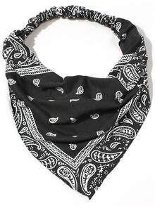 1 件/2 件带防滑带三角围巾吸汗，女式头巾防紫外线颈部保护透气吸汗巾女士多功能发饰，头巾秋冬女式头带发带发饰女士度假装 - 彩色 - 查看 12