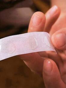 100个/卷气球胶，双面透明气球胶点。婚礼装饰用圆点贴纸布置。