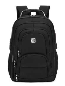 Executive Waterproof School Notebook Backpack Sturdy Reinforced Stitching Aux Usb Cable Headphone XIAOBANG - 彩色 - 查看 2