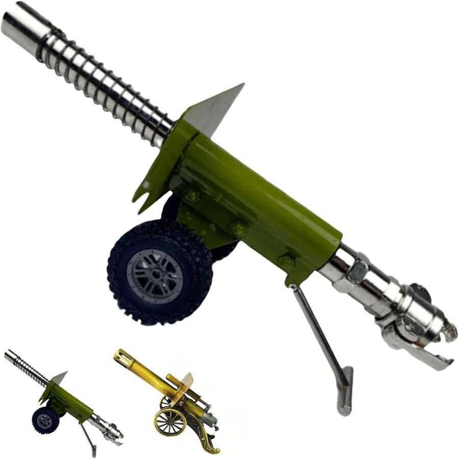 Mini Firecracker Launching Cannon Model, Spring Recoil Mechanism, Great ...