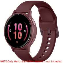 20mm Silicone Band Compatible With Garmin Vivoactive 6/Vivoactive 5/ Vivoactive 3 Watch Bands/Venu/Venu 2 Plus/Venu Sq/Galaxy Watch 7 6 5 4 40mm 44mm/Watch 4/6 Classic 42mm 46mm 43mm 47mm For Women Men, Soft Sport Replacement Strap For Forerunner 645/245/Galaxy Watch 5 Pro 45mm/Active 2 Watch/Watch 3 41mm