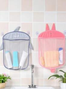 Hanging Bathtub Storage Basket, Organize Stylish Toys And Bathroom Accessories, Bathroom Accessories Bathroom Cartoon Mesh Hanging Bag Bath Toys Hanging Storage Bag Bathtub Bathroom Sundries Organizer Mesh Bag