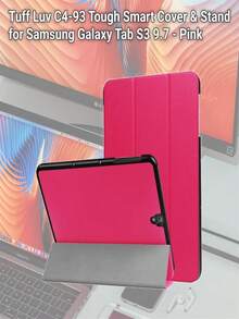 C4-93 Tough Smart Cover & Stand For Samsung Galaxy Tab S3 9.7 - Pink - Pink - View 2
