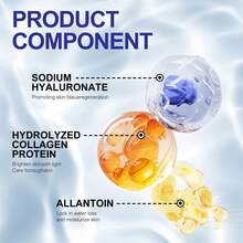 1/3/5/10片装胶原蛋白面膜，保湿补水，柔滑肌肤，改善干燥，面部护理，修复肌肤，舒缓肌肤，减少细纹，护肤，改善干燥粗糙 - 彩色 - 查看 8