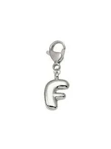 Lindas letras prateadas de bolha, lindo colar com pingente de bolsa - Pingente da sorte, lindas iniciais estilo hip-hop, letras de A a Z, pingente de bolsa e mochila de liga brilhante - Presente perfeito para aniversários e ocasiões especiais, chaveiro, bolsa, mochila, pingente, carro, presentes para mulheres e meninas, carteiras e acessórios para bolsas, presentes para o Dia dos Namorados, presentes para o Dia dos Professores, presentes para o Dia das Mães.