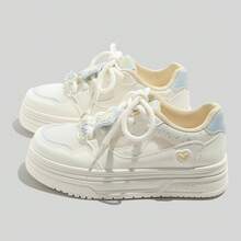 Women Skateboarding Shoes - 88-5112白綠(單網) - 查看 3