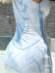 Manon Tanti 体热图印花背心长裙，女士淡色连衣裙 - 彩色 - 查看 8