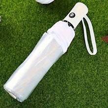 1pc Automatic Transparent Folding Umbrella, Waterproof, Portable Rain Gear, Travel Umbrella Transparent Umbrella, Is An Ideal Gift For Friends. Summer Cooling, Beach, Travel, Spring Summer Picks, Brides Maid Gifts, Room, Bedroom Decor, Bedroom Decor, Beach, Travel, For Men, For Women, Vacation,Cute Stuff,Mother's Day Gift,Bedroom Decor,Garden,Kitchen Decor,Summer,Beach,Travel Essentials,Room Decor,Squishy,Graduation - Multicolor - View 12