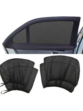 2 pièces Pare-soleil pour fenêtre de voiture : Pare-soleil pour fenêtre avant et arrière, bloque les rayons UV