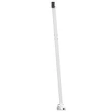 vidaXL vidaXL Set Pali per Tenda da Sole Bianco 600x245 cm Ferro
