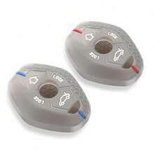 硅胶汽车钥匙套钥匙扣支架钥匙包适用于宝马 E46 E53 X5 X3 E83 X3 E39 系列 7.5 3 330i 配件