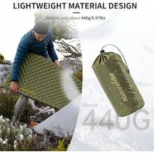 Ultralight Self-Inflating Sleeping Pad Inflatable Camping Mat 3.5 R Durable Portable Sleeping Pad Sleeping Air Mattress For Trekking Hiking Mountaineering Backpacking Outdoor - 1 - View 6