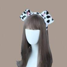 1 Set Lion Costume Including: Lion Ear Headband, Lion Tail, Nose, Bow Tie, Skirt, Gloves, Hair Hoop, Hair Scrunchie, Headband - Multicolor - View 17