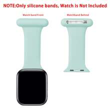 表带兼容 表链 38 毫米 40 毫米 41 毫米 42 毫米 44 毫米 45 毫米 46 毫米 49 毫米，带别针的表链，适用于 Series 10/9/8/7/6/SE/5/4/3/2/1/Ultra 的柔软硅胶替换表带 - 38/40/41/42(S10)mm - 查看 9