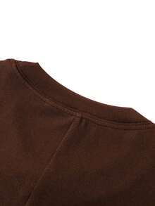 Women's Elegant Fitted Knit Dress | Sleeveless Bodycon Round Neck | Suitable For Wedding Guests, Parties, Dinners, Dates And Valentine's Day, Spring/Summer 2026 - Brown - View 8