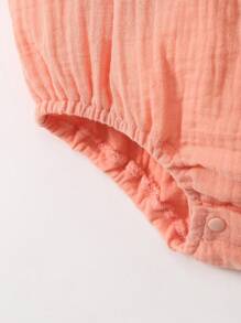 MommBaby Baby Girl Floral Lace Trim Cap Sleeve Romper, Newborn Summer Infant Bodysuit