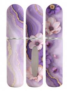 1/4 szt. - Miniaturowa butelka z rozpylaczem do perfum, którą można napełniać, przenośny atomizer, perfumy w sprayu, etui z pompką do podróży i wyjść, butelka perfum